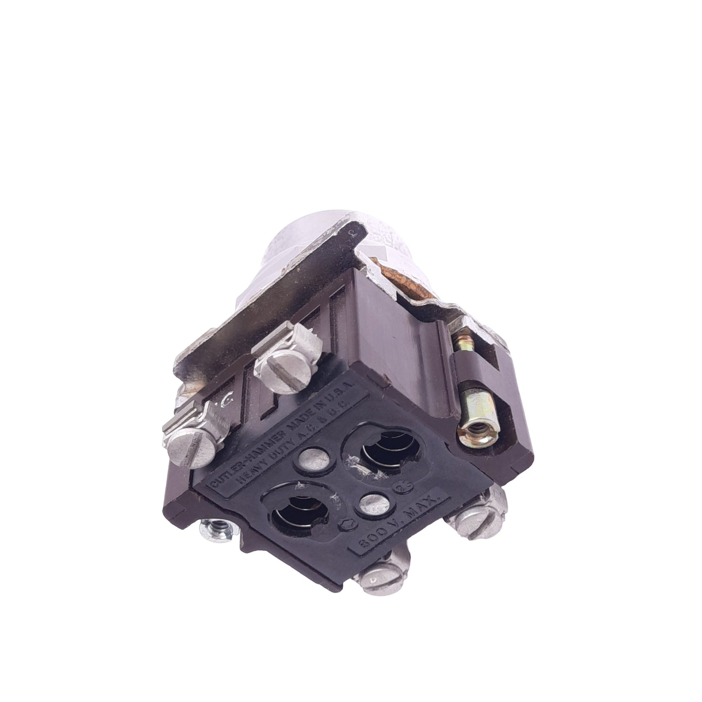 Used Eaton 10250T102-3 Red Flush Pushbutton Switch, ø30.5mm, 2NC, 600VAC/250VDC Max