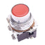 Used Eaton 10250T102-3 Red Flush Pushbutton Switch, ø30.5mm, 2NC, 600VAC/250VDC Max