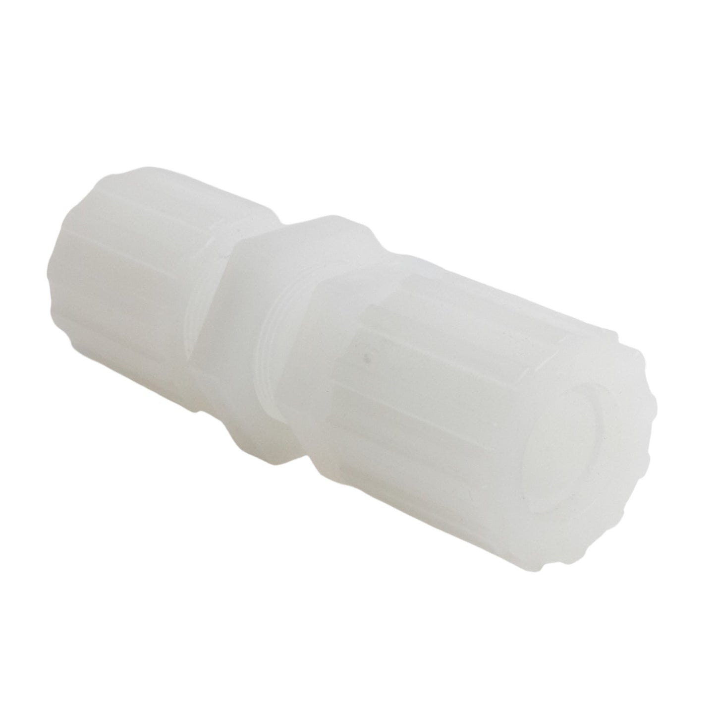 Used Parker FSC-12-PX Parflare PFA Tube Fitting, 3/4in Tube, Panel Mount, *PVDF Nut*