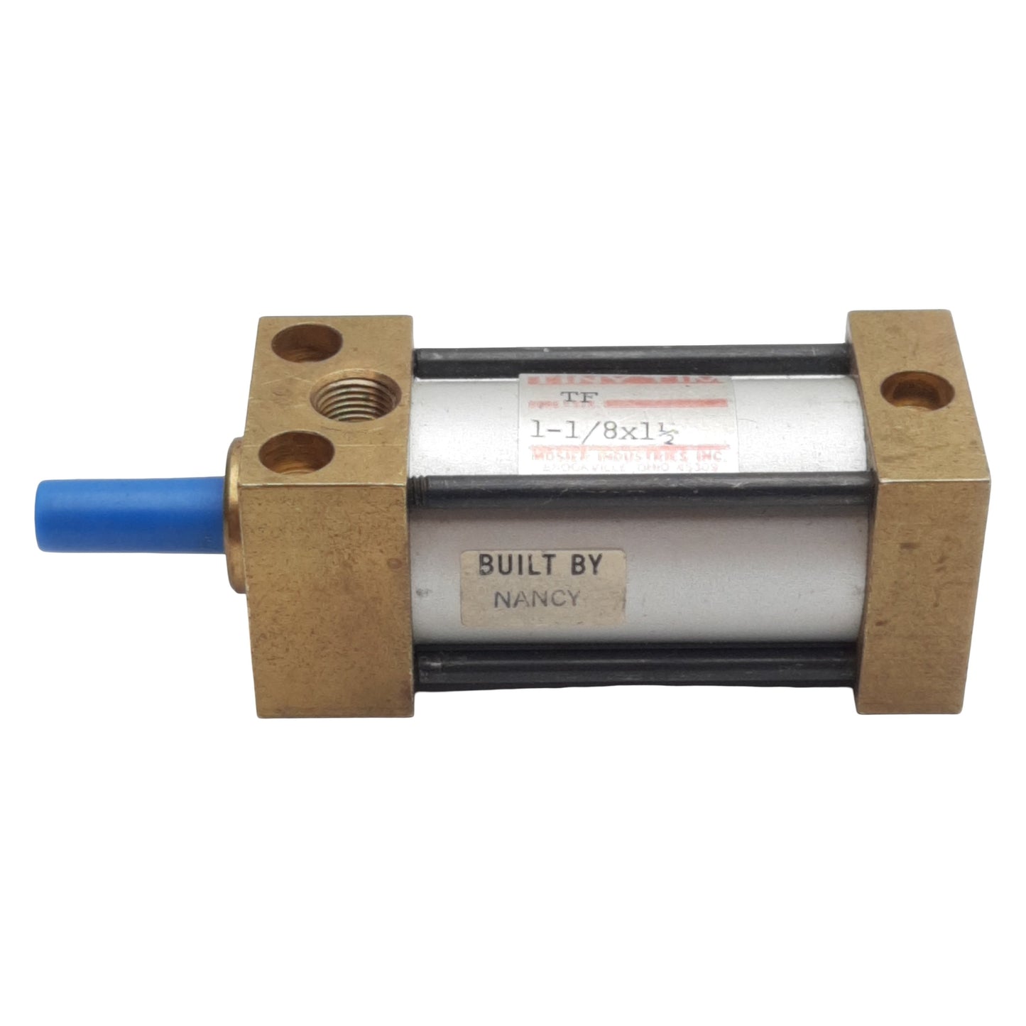 Used Norgren TF-1-1/8X1-1/2 Tiny Tim Pneumatic Cylinder ø1-1/8in Bore, 1-1/2in Stroke