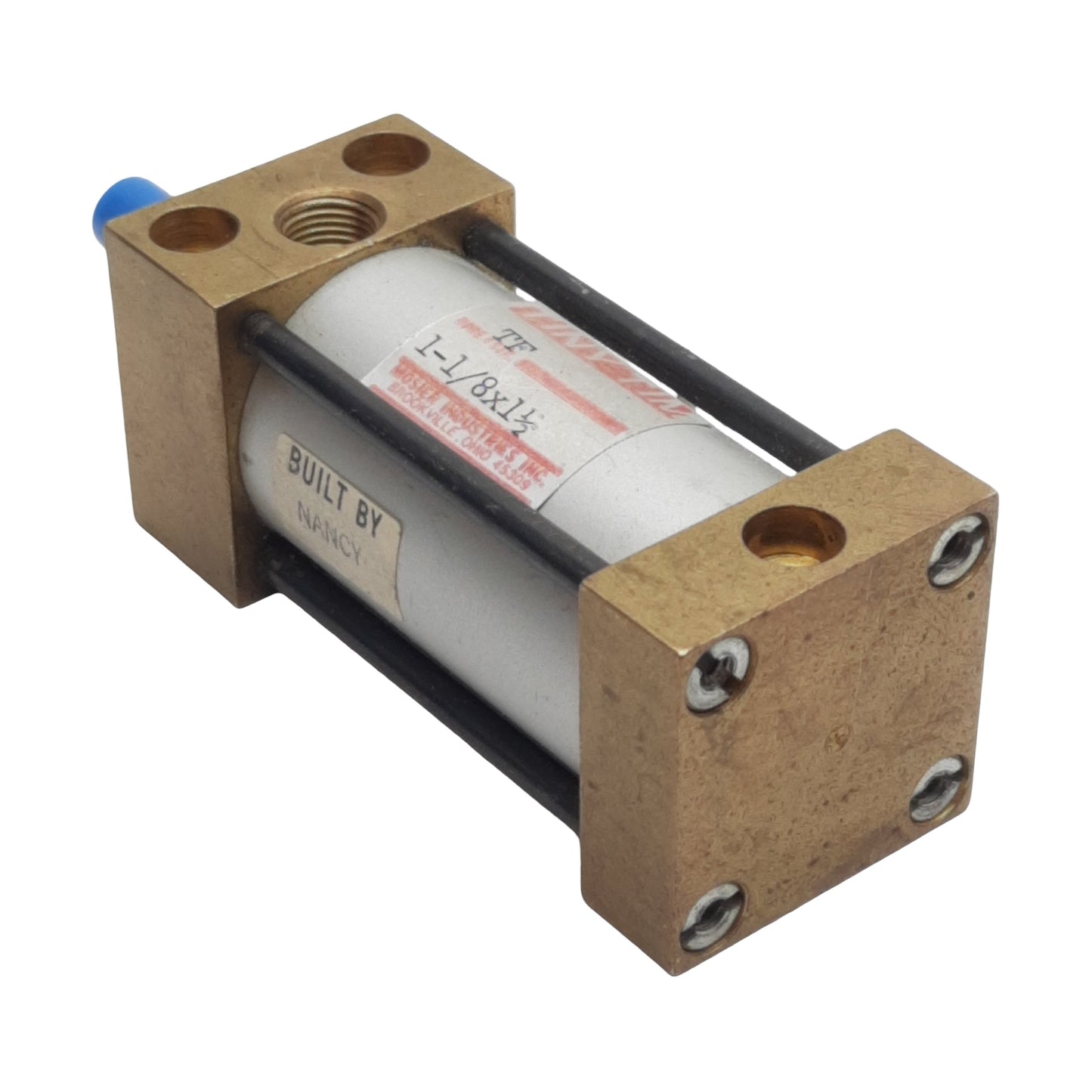 Used Norgren TF-1-1/8X1-1/2 Tiny Tim Pneumatic Cylinder ø1-1/8in Bore, 1-1/2in Stroke