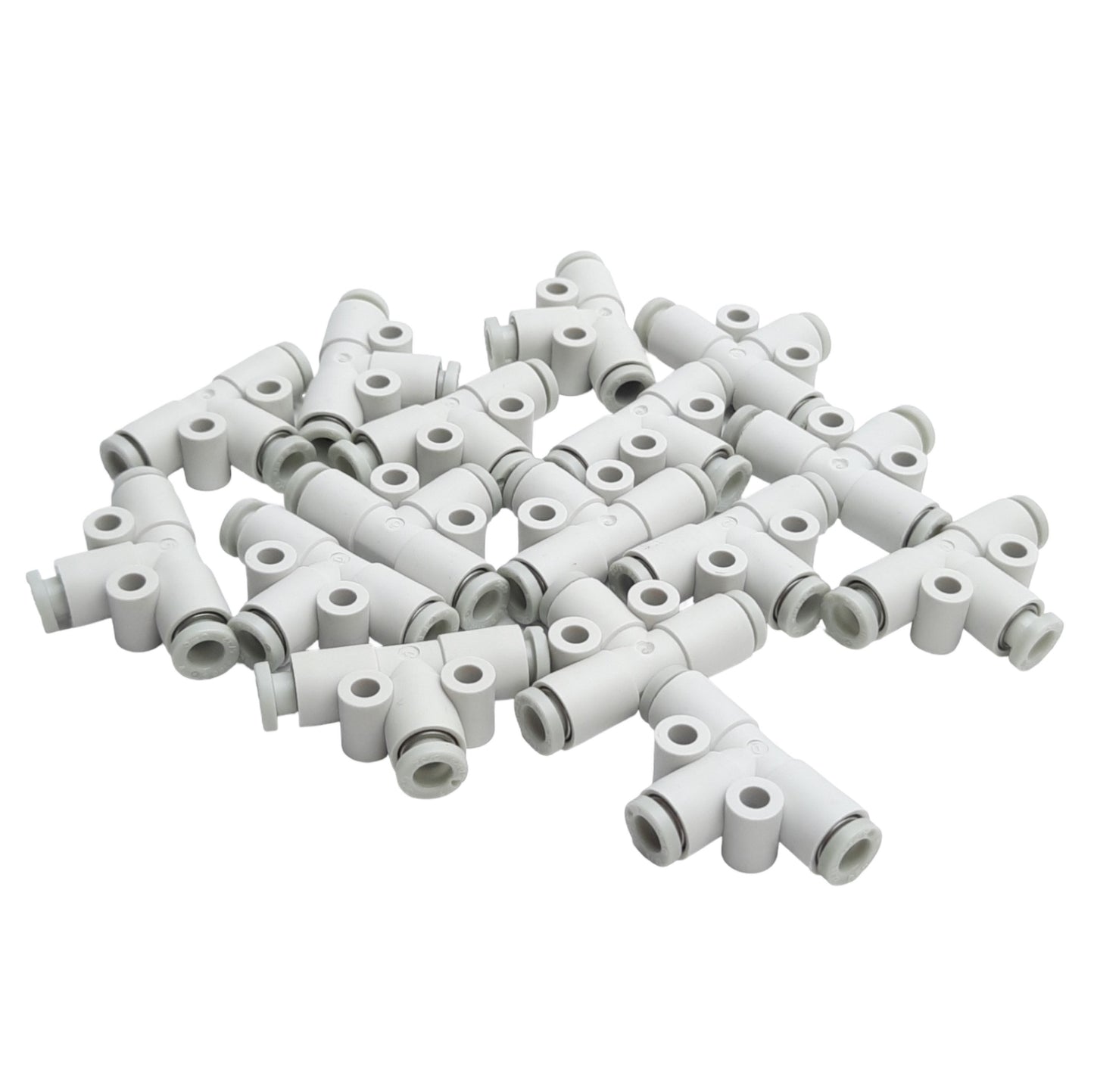 Used Lot of 15 SMC KQ204-00A Pneumatic Union Tee Fitting, 4mm P2C, -100 to 1.0MPa