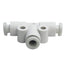 Used Lot of 15 SMC KQ204-00A Pneumatic Union Tee Fitting, 4mm P2C, -100 to 1.0MPa