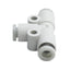 Used Lot of 15 SMC KQ204-00A Pneumatic Union Tee Fitting, 4mm P2C, -100 to 1.0MPa