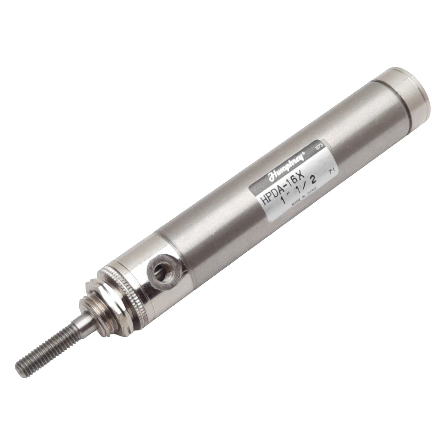 Used Humphrey HPDA-16X1-1/2 Pneumatic Cylinder, ø5/8in Bore, 1-1/2in Stroke, #10-32