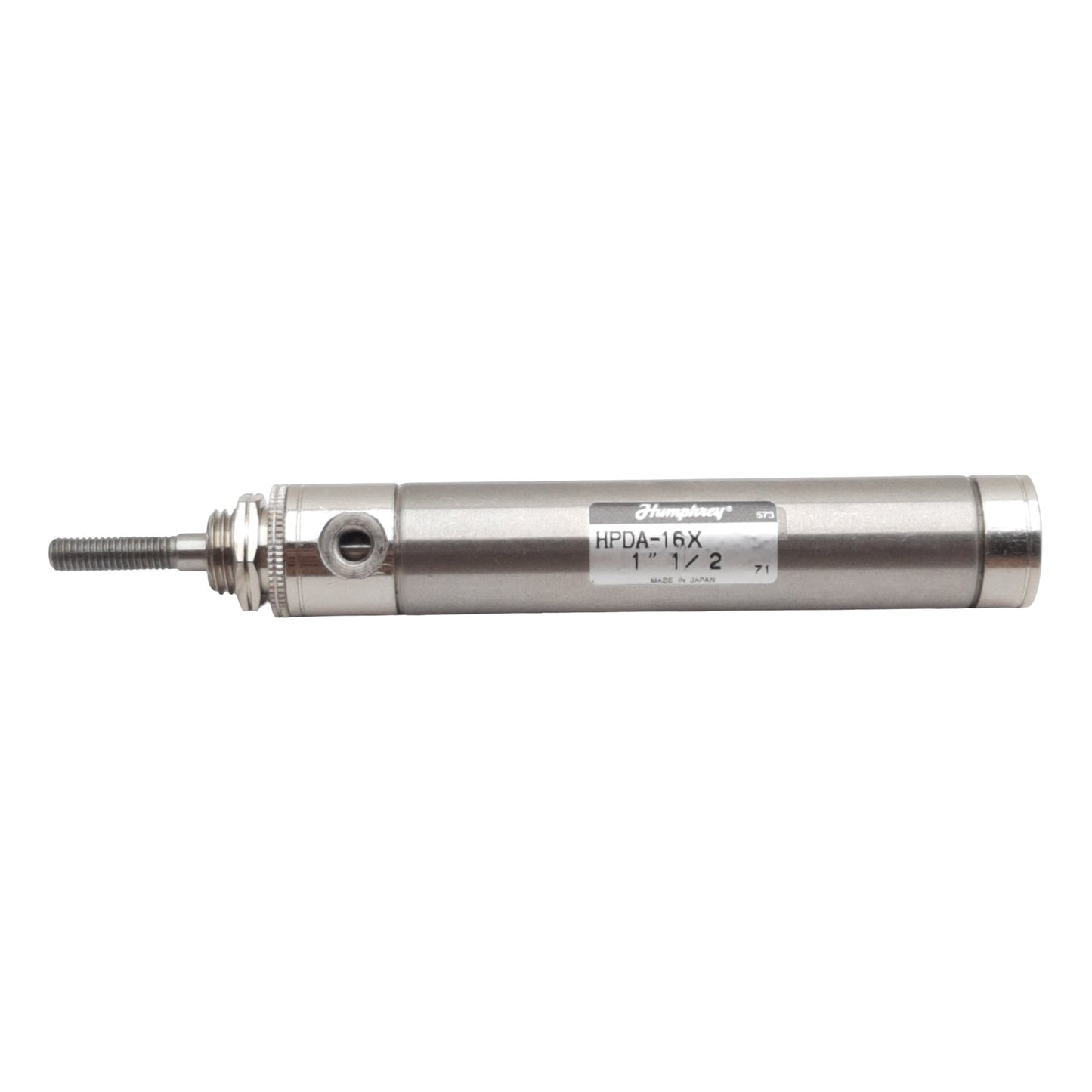 Used Humphrey HPDA-16X1-1/2 Pneumatic Cylinder, ø5/8in Bore, 1-1/2in Stroke, #10-32