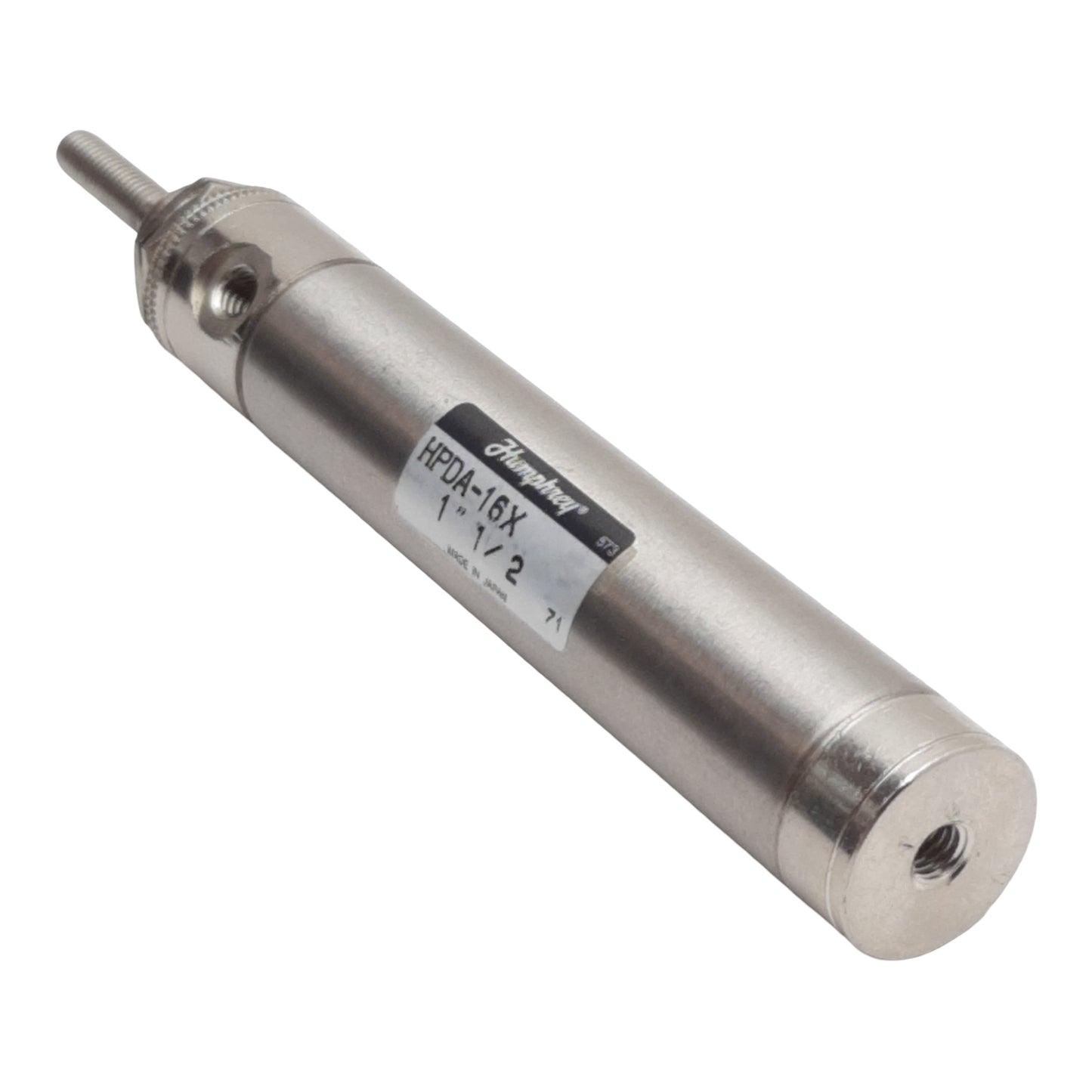 Used Humphrey HPDA-16X1-1/2 Pneumatic Cylinder, ø5/8in Bore, 1-1/2in Stroke, #10-32