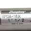 Used Humphrey HPDA-16X1-1/2 Pneumatic Cylinder, ø5/8in Bore, 1-1/2in Stroke, #10-32