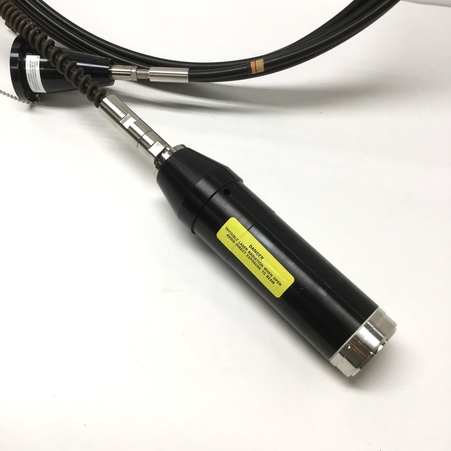 Used Lumonics JK 700 Series Laser Fiber Optic Light Guide Cable w/Attachments, 10m