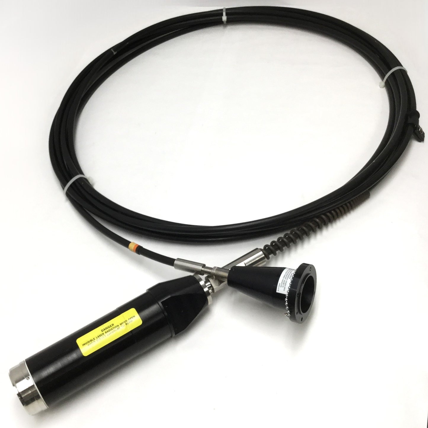 Used Lumonics JK 700 Series Laser Fiber Optic Light Guide Cable w/Attachments, 10m