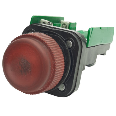 Used Allen Bradley 800H-R6D2 Red Momentary Booted Push Button ø30mm, 1NC, 600V, 10A
