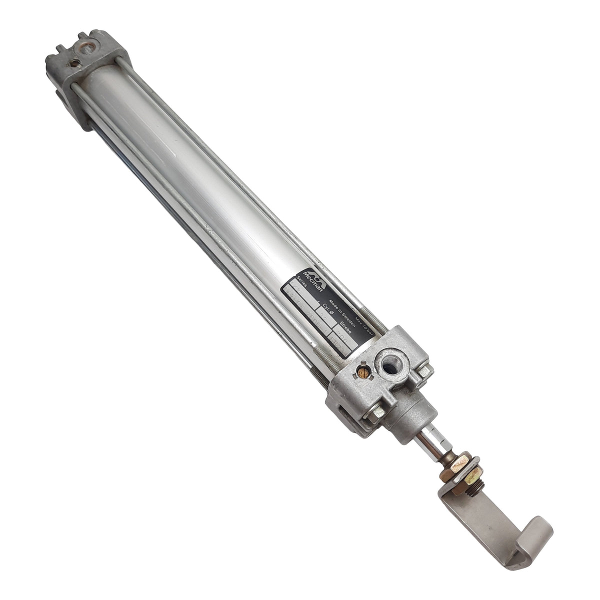 Used Mecman 167-03-2000-1 Pneumatic Cylinder ø32mm Bore, 200mm Stroke, G 1/8in, 10bar