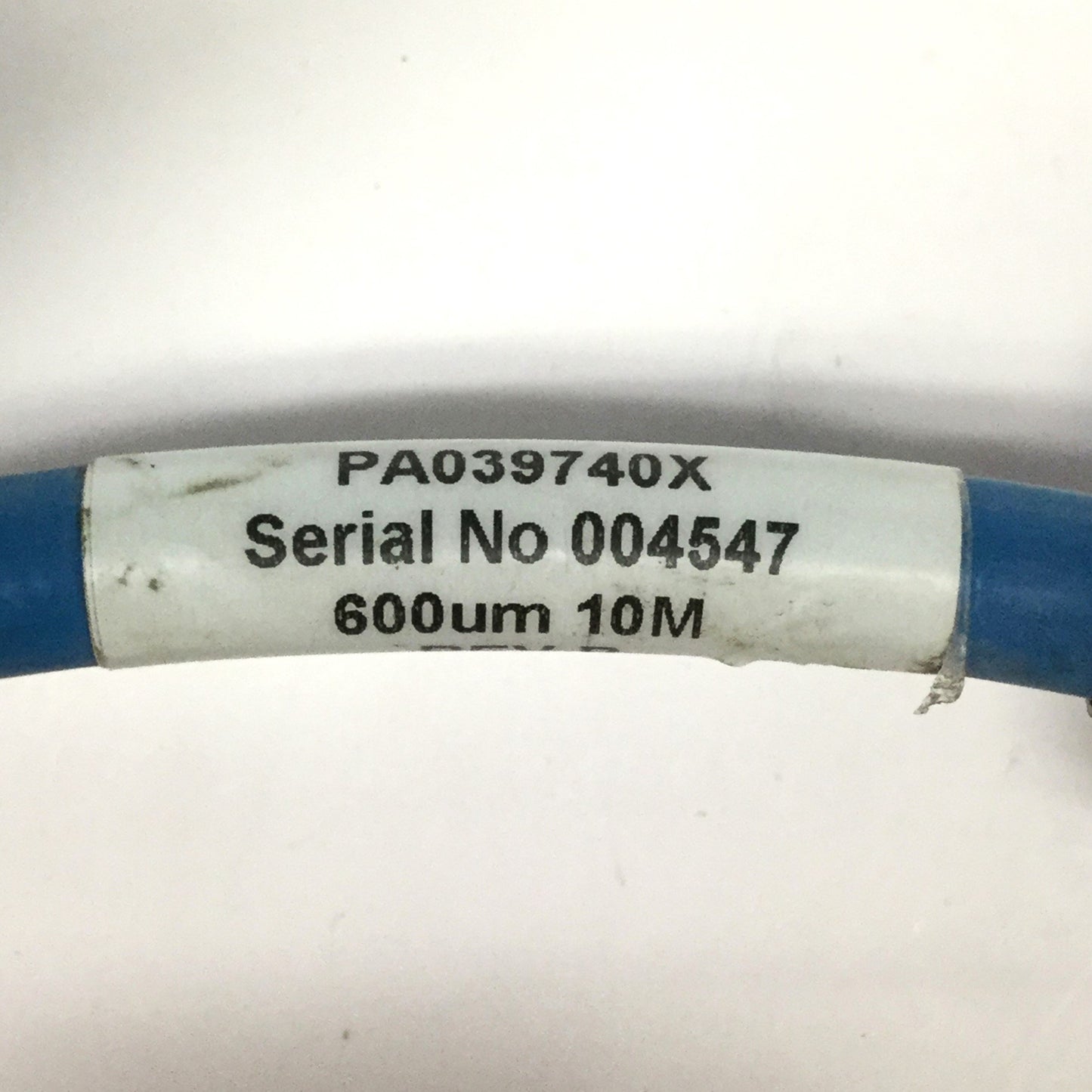 Used GSI Lumonics PA039740X Luminator Fiber Light Guide 600µm Core w/Attachments, 10m