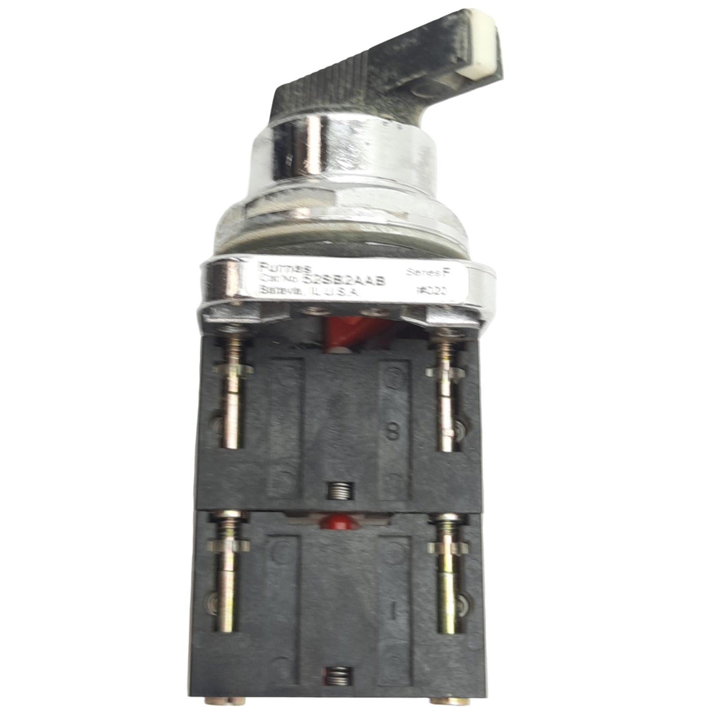 Used Furnas 52SB2AAB 2-Position Maintained Selector Switch ø30mm, 1NO + 1NC