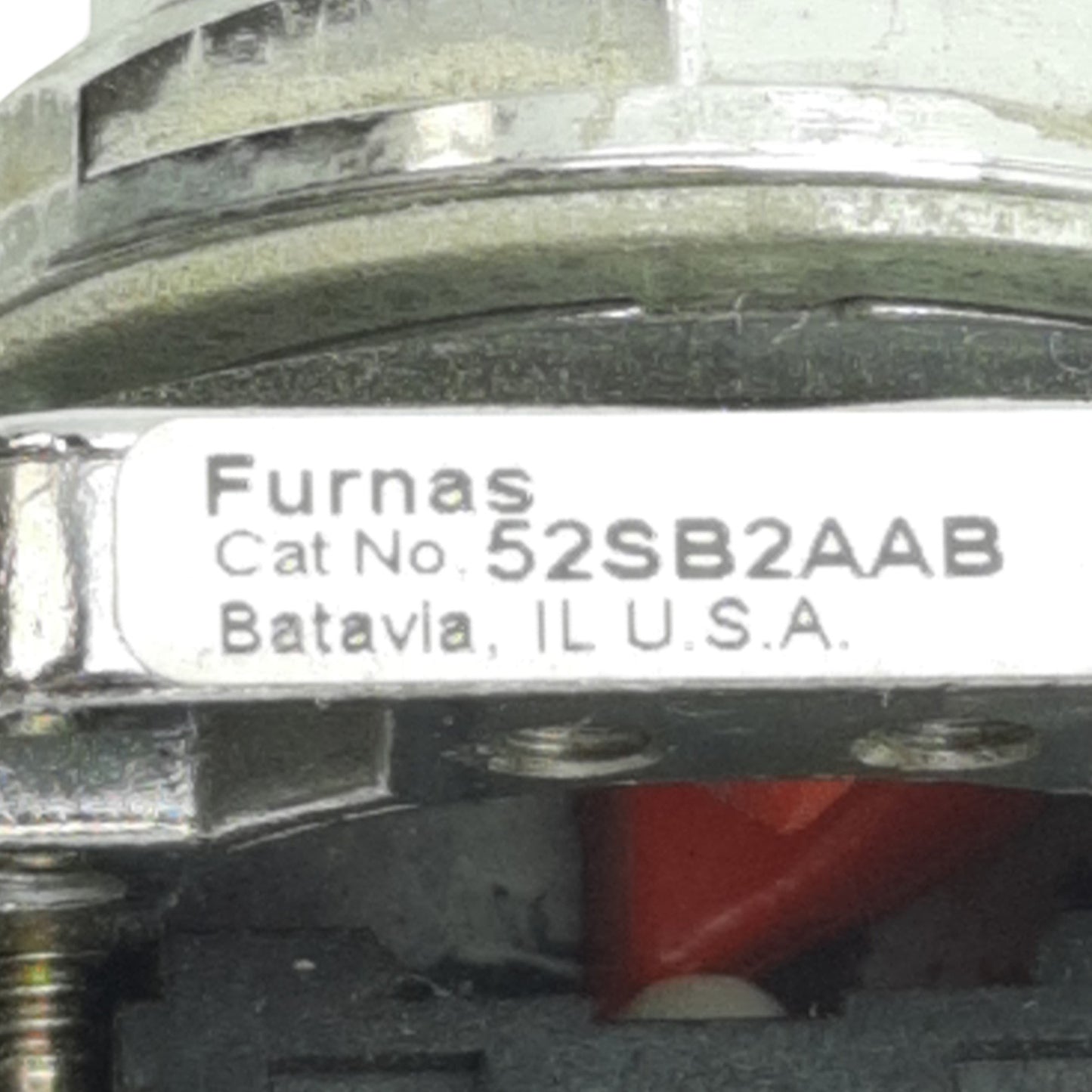 Used Furnas 52SB2AAB 2-Position Maintained Selector Switch ø30mm, 1NO + 1NC