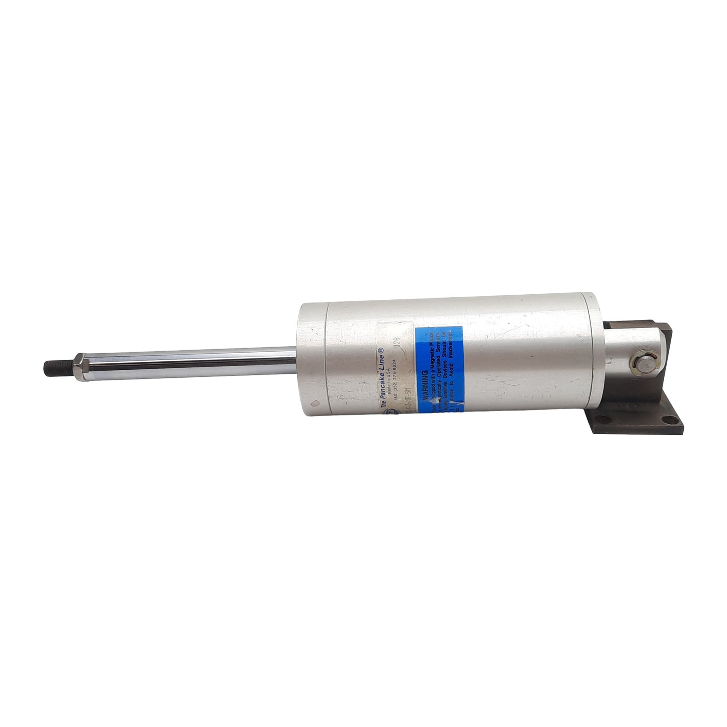 Used Fabco-Air K-121-X-J-MR-SM Pancake Cylinder, ø1-1/8in Bore, 4in Stroke, 1/8in NPT