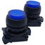 Used Lot of 2 Allen Bradley 800FP-LE6 Blue Extended Pushbutton w/Latch