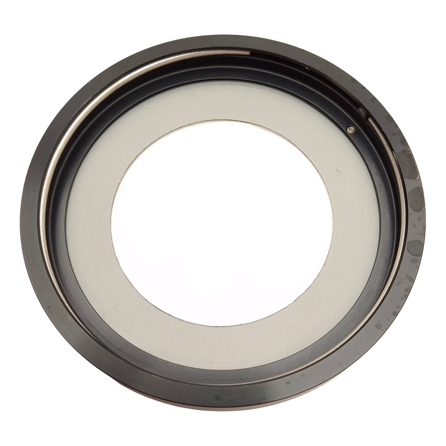 Used Schott Fostec A08615 Fiber Optic Ring Light Polarizer For A08600 & A08625