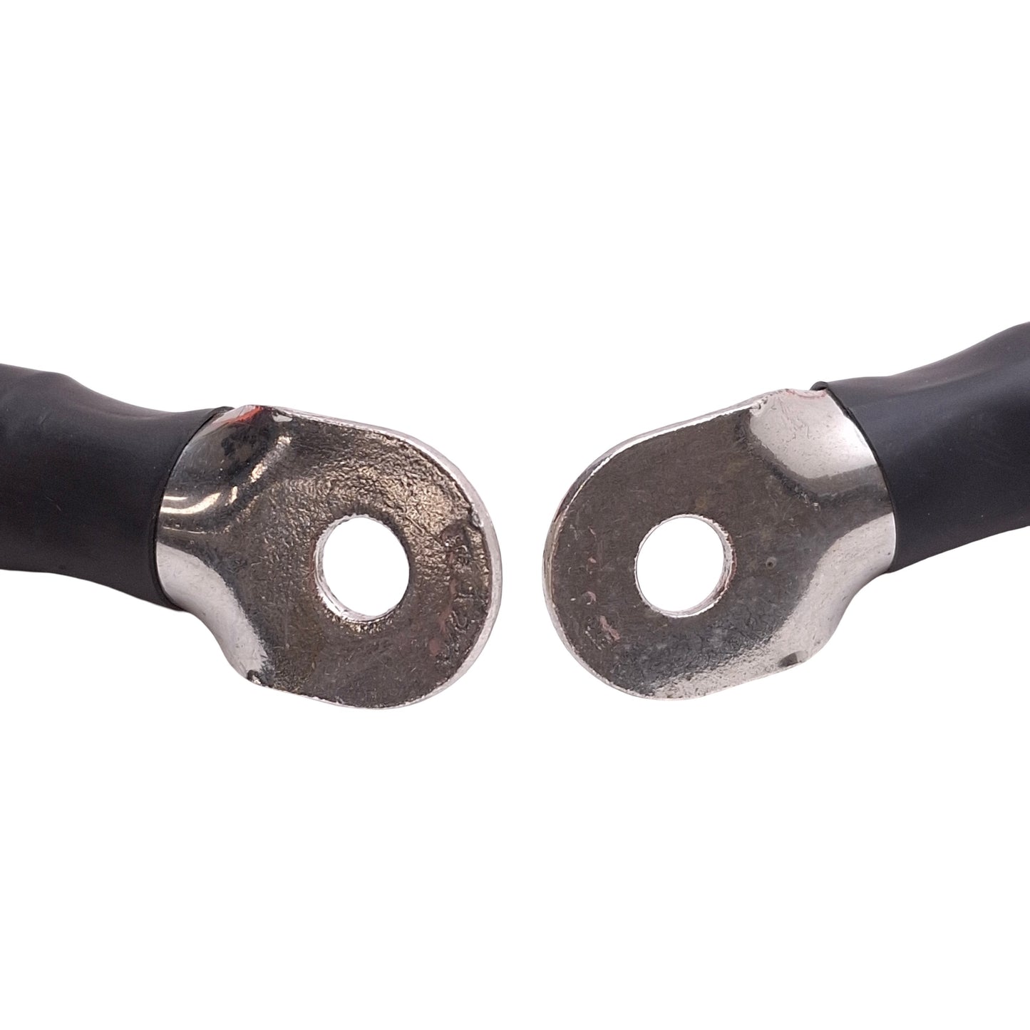 Used AWM 10070 E42481 Battery Cable, 600VAC, 2 AWG, ø0.325in ID Ring, 3.5ft Long