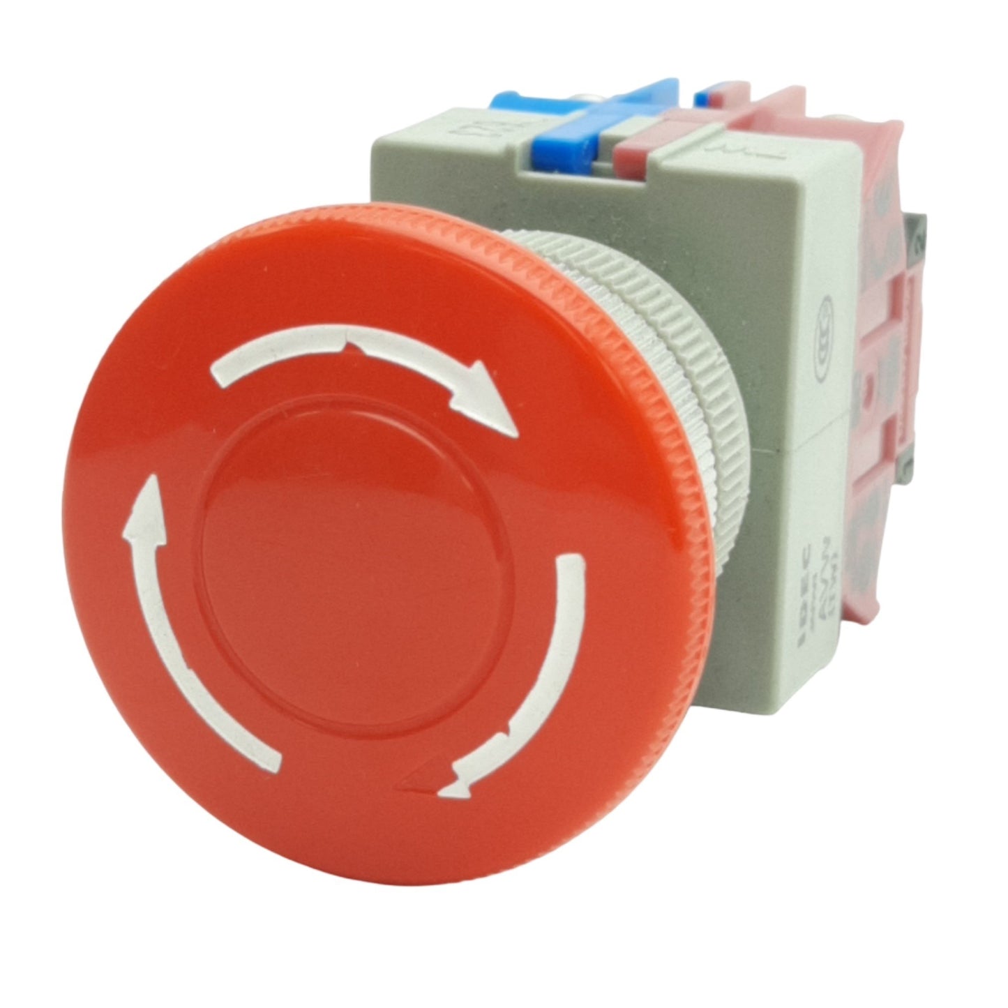 Used IDEC HW1B-V4F11-R Red Maintained Pushlock Turn Reset Button, ø22mm, 1NC+1NO