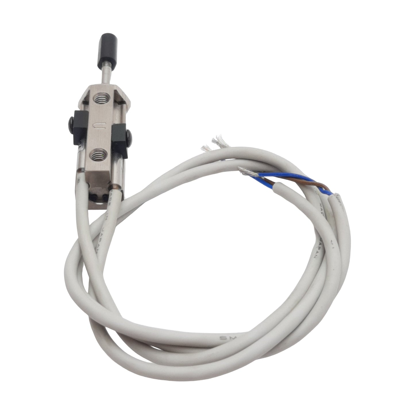 New SMC NCDJPB6-037D-90A Pneumatic Cylinder, ø1/4" Bore, 3/8" Stroke, w/ Auto Switch