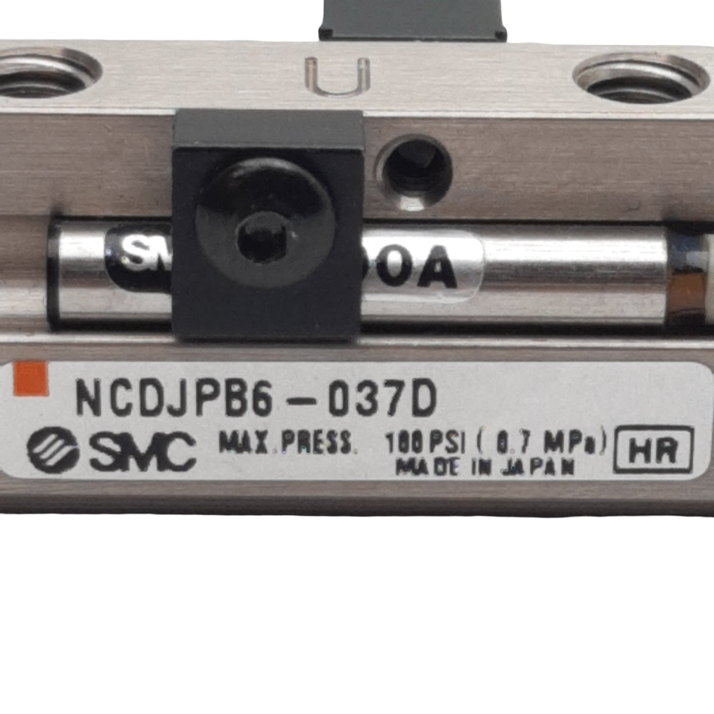 New SMC NCDJPB6-037D-90A Pneumatic Cylinder, ø1/4" Bore, 3/8" Stroke, w/ Auto Switch