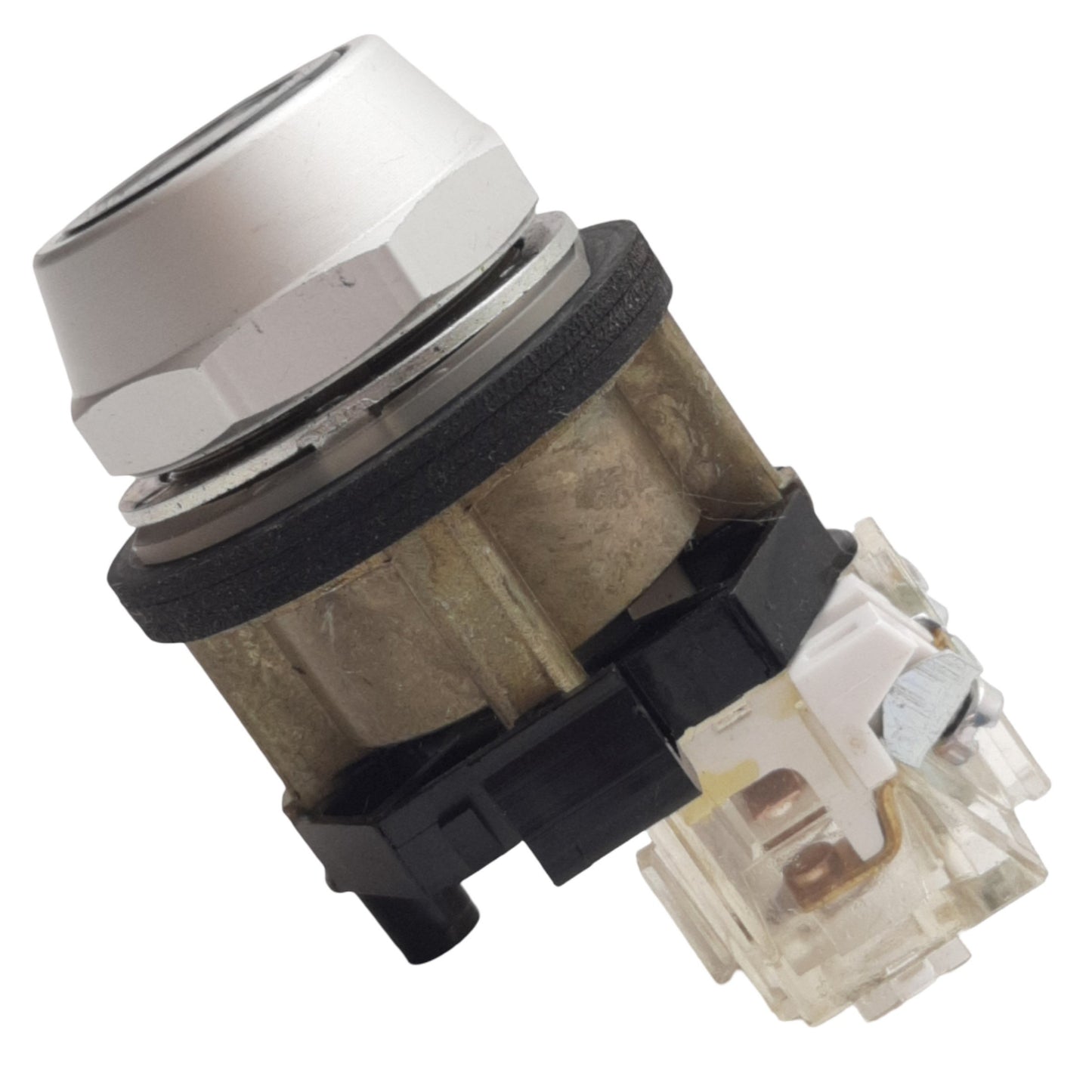 Used EATON HT8AAHA Black Pushbutton Switch, ø30mm, 1 N.O. , 600VAC/DC 12A Max