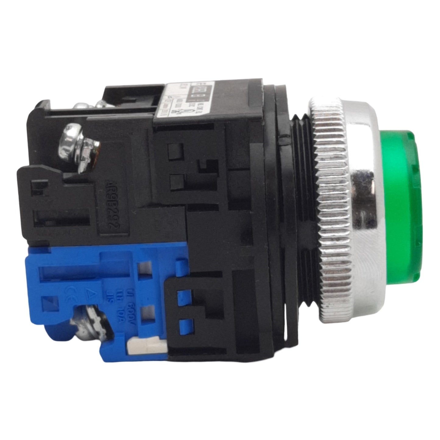 Used Fuji Electric AR30E0L-10L3GZC Green Illuminated Push Button ø30mm, 1NO, 600V 10A