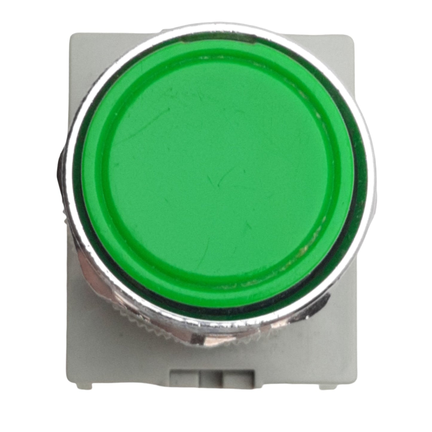 Used IDEC ABW120-G Green Momentary Push Button ø22mm, 2NO Contact, 600VAC/DC 10A Max