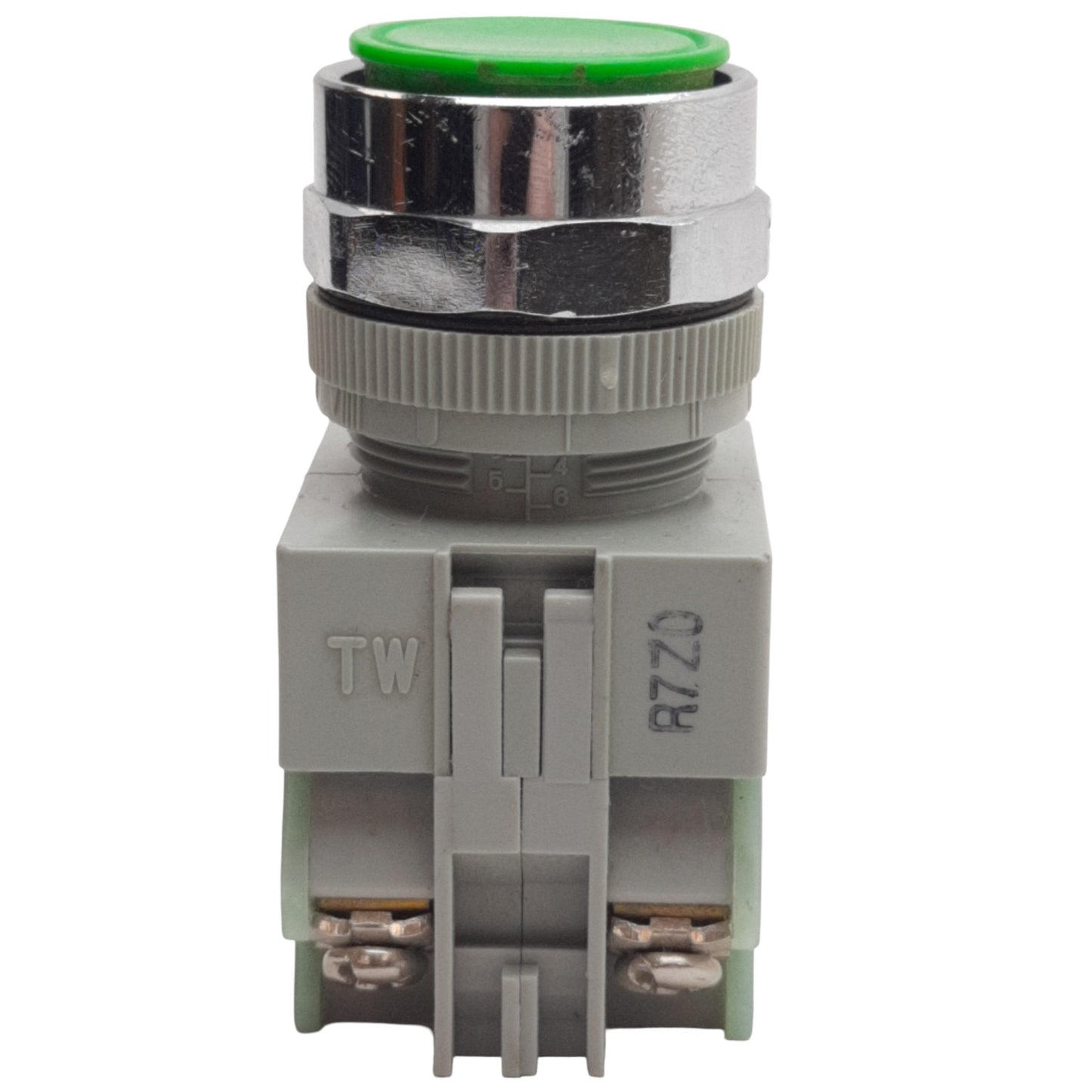 Used IDEC ABW120-G Green Momentary Push Button ø22mm, 2NO Contact, 600VAC/DC 10A Max