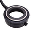 Used Fiber Optic Ring Light Guide, ø59mm ID, ø80mm Mounting, ø15mm Input, 29in Long