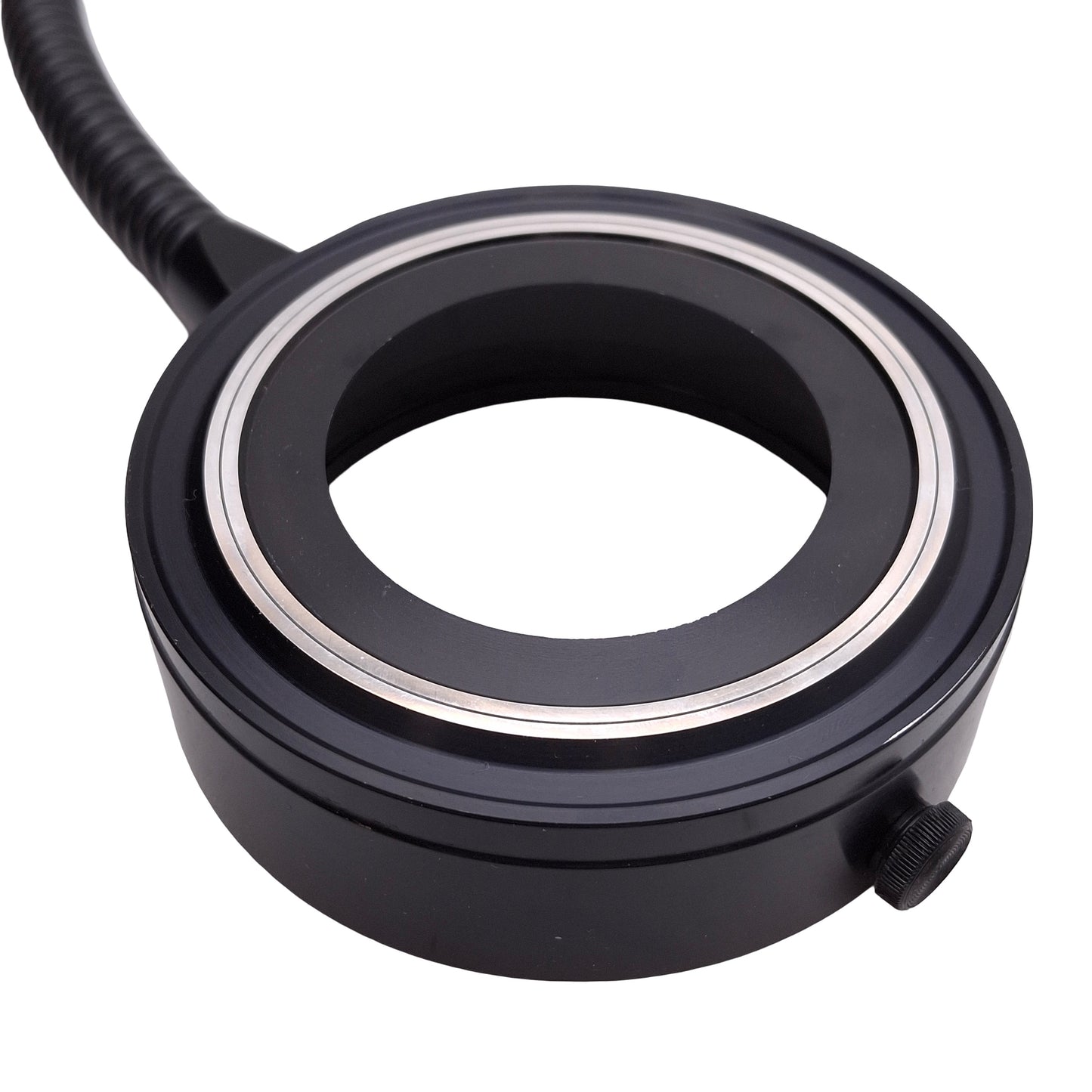 Used Fiber Optic Ring Light Guide, ø59mm ID, ø80mm Mounting, ø15mm Input, 29in Long