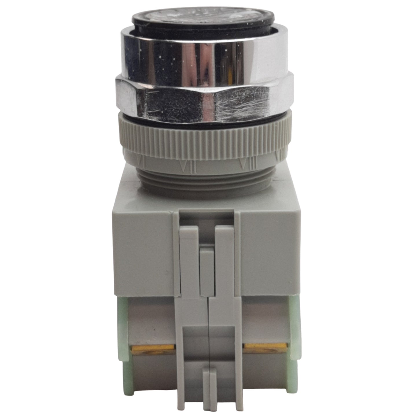 Used IDEC ABW120-B Black Momentary Push Button ø22mm, 2NO Contact, 600VAC/DC 10A Max