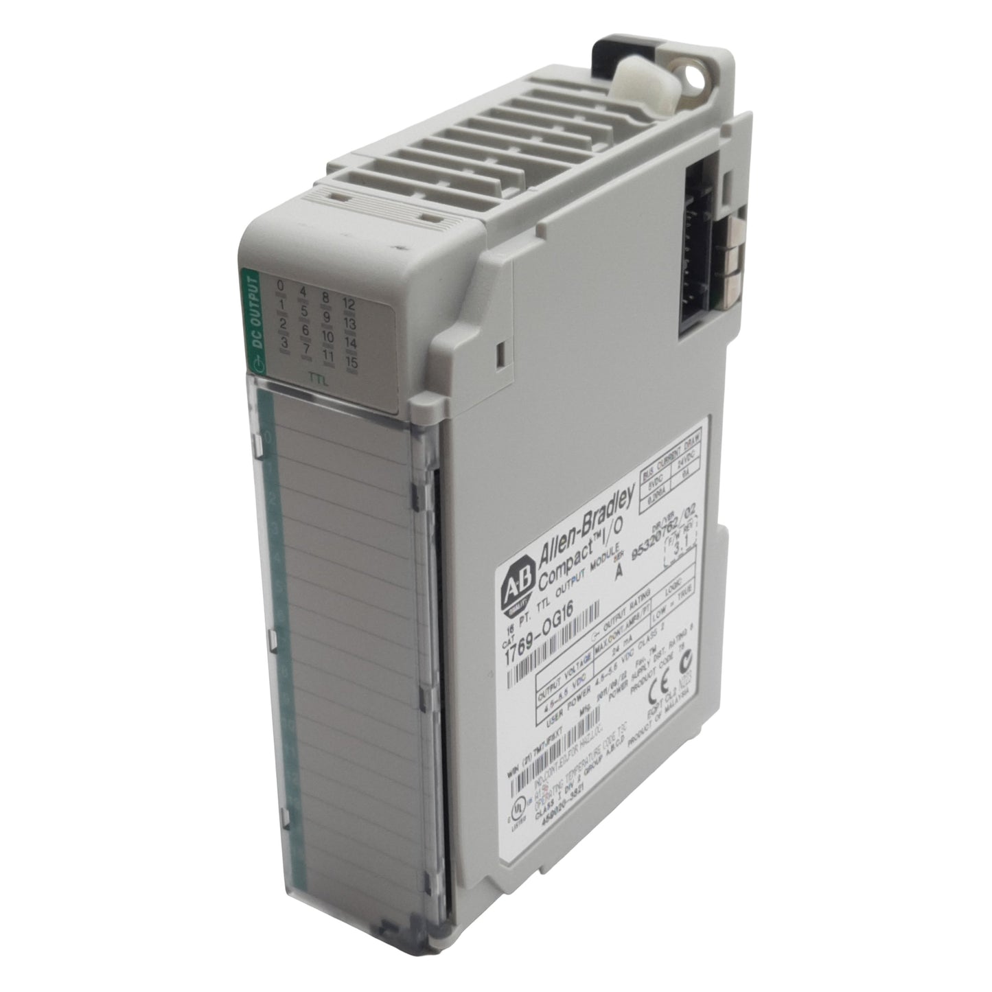 Used Allen Bradley 1769-OG16 Compact Output Module TTL, 16 Channel, 4.5-5.5VDC Out
