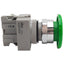 Used IDEC ABW410-G Green Momentary Push Button ø22mm, 1NO Contact, 600VAC/DC 10A Max