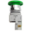 Used IDEC ABW410-G Green Momentary Push Button ø22mm, 1NO Contact, 600VAC/DC 10A Max