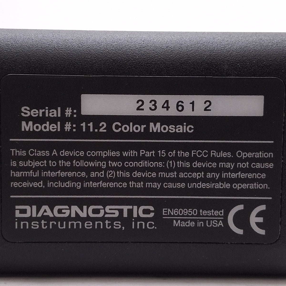 Used Diagnostic Instruments 11.2 Spot Insight FireWire Color Mosaic Camera, C-Mount