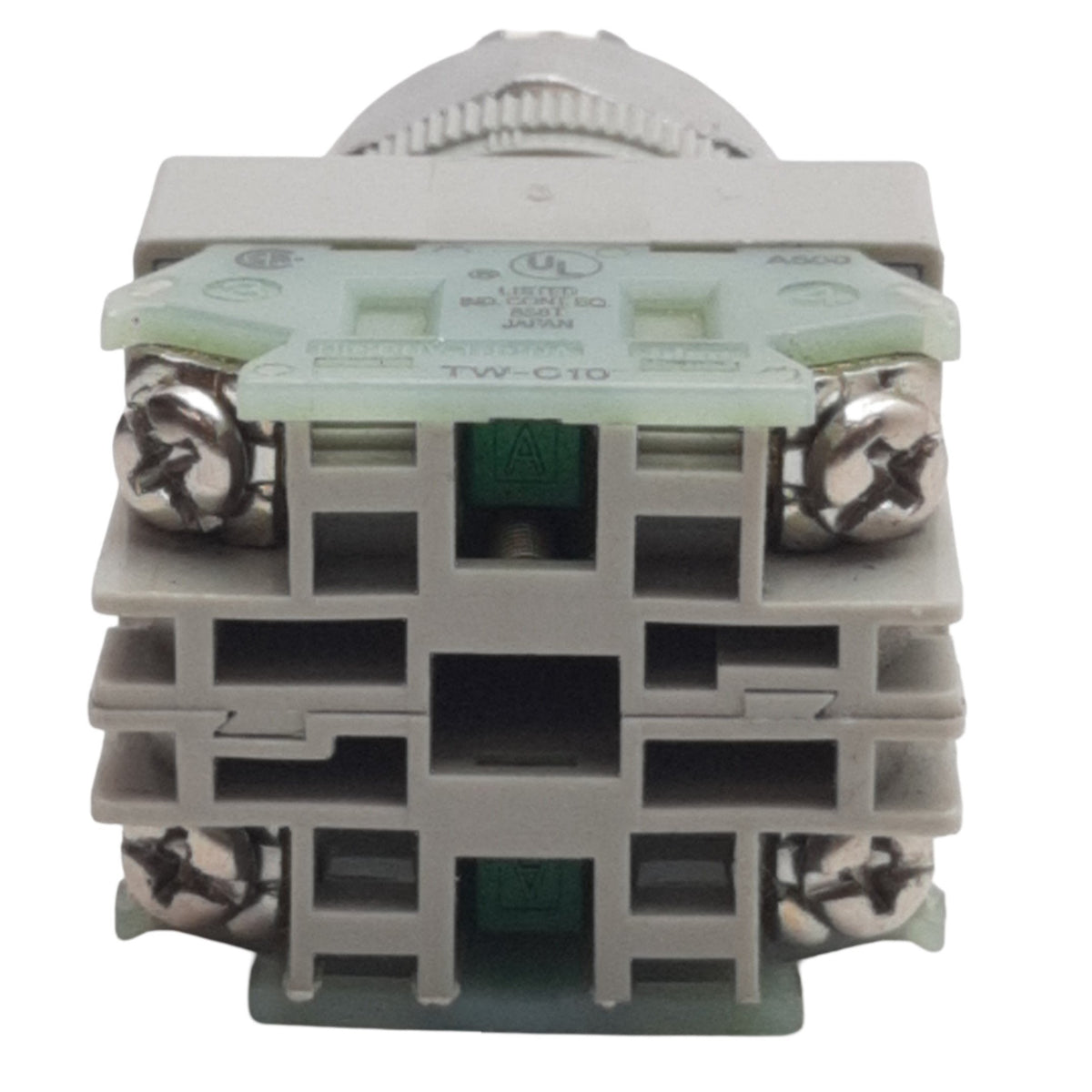 Used IDEC ASW21L20-304 Black 2-Position Maintained Selector Switch ø22mm, 2NO