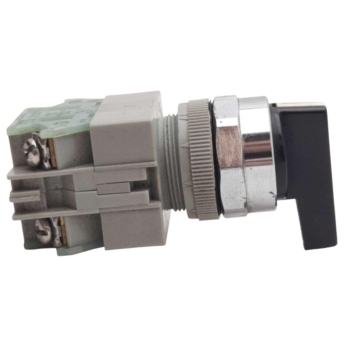 Used IDEC ASW21L20-304 Black 2-Position Maintained Selector Switch ø22mm, 2NO