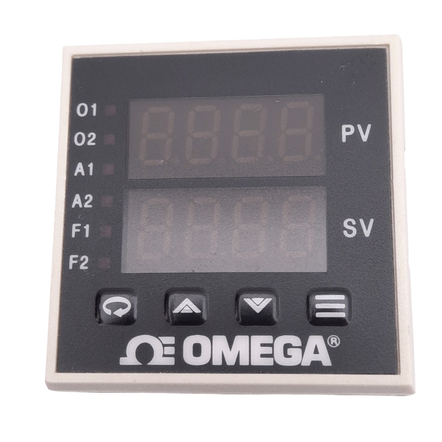 Used OMEGA CN8502TC-F1-F2-C2 Temperature Controller, 2-Output, 100-250VAC, 1/16 DIN