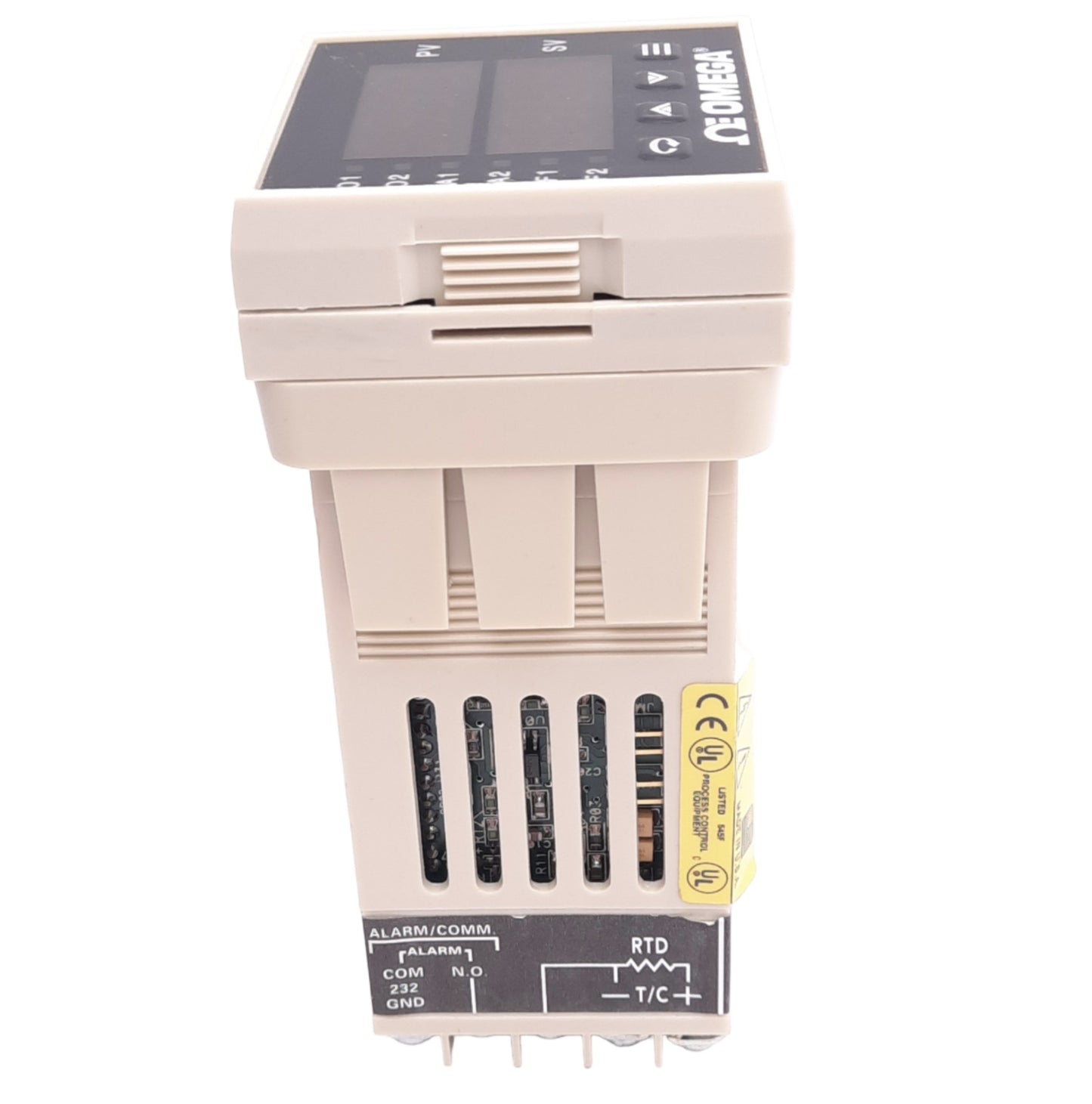 Used OMEGA CN8502TC-F1-F2-C2 Temperature Controller, 2-Output, 100-250VAC, 1/16 DIN