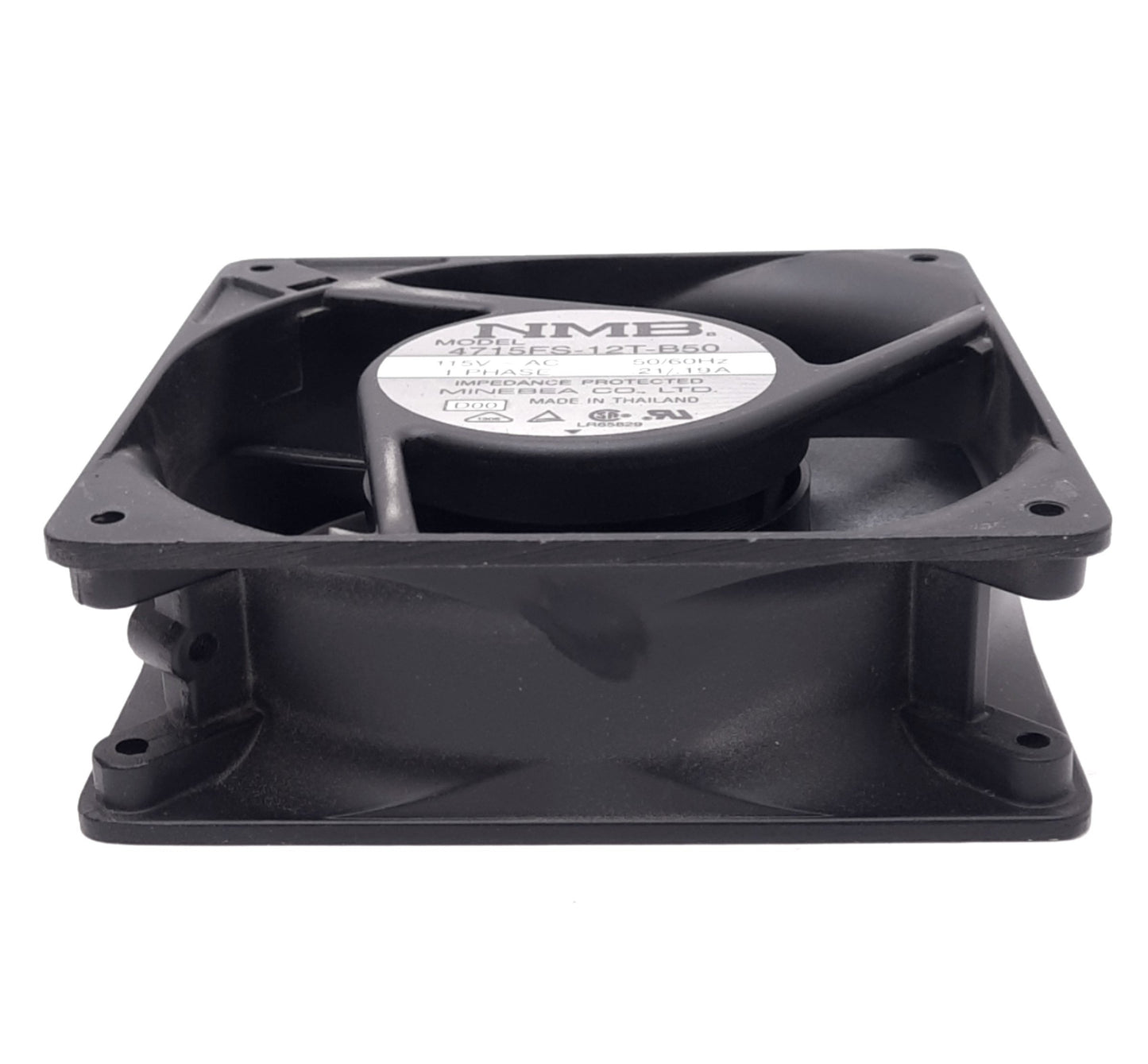 Used NBM 4715FS-12T-B50 AC Axial Cooling Fan, 115VAC, 119x119x38mm, 3100rpm Max