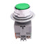 Used IDEC ABW111-G Green Momentary Pushbutton, ø22mm, 1NO 1NC, 600V 10A Max