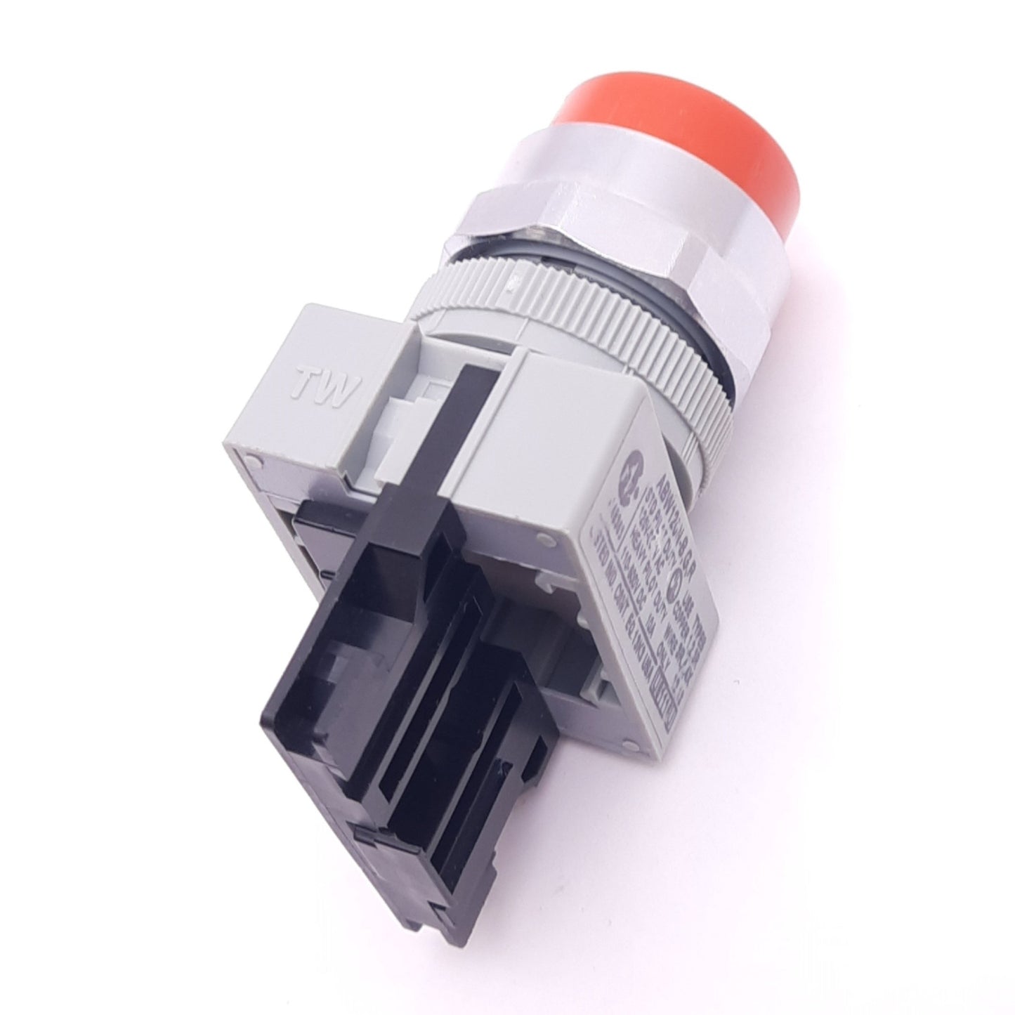 Used IDEC ABW120N-R Red Extended Momentary Pushbutton, ø22mm, 600VAC/DC 10A Max