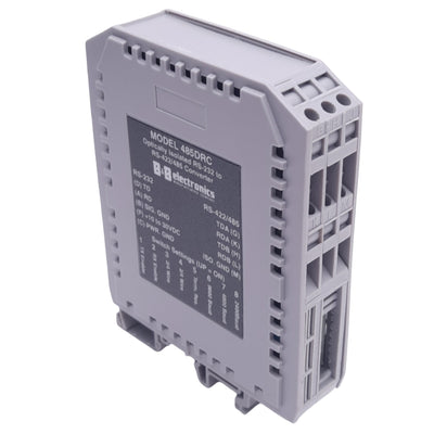 Used B&B Electronics 485DRC Optically Isolated Converter, RS-232 to RS-422/485, 24VDC
