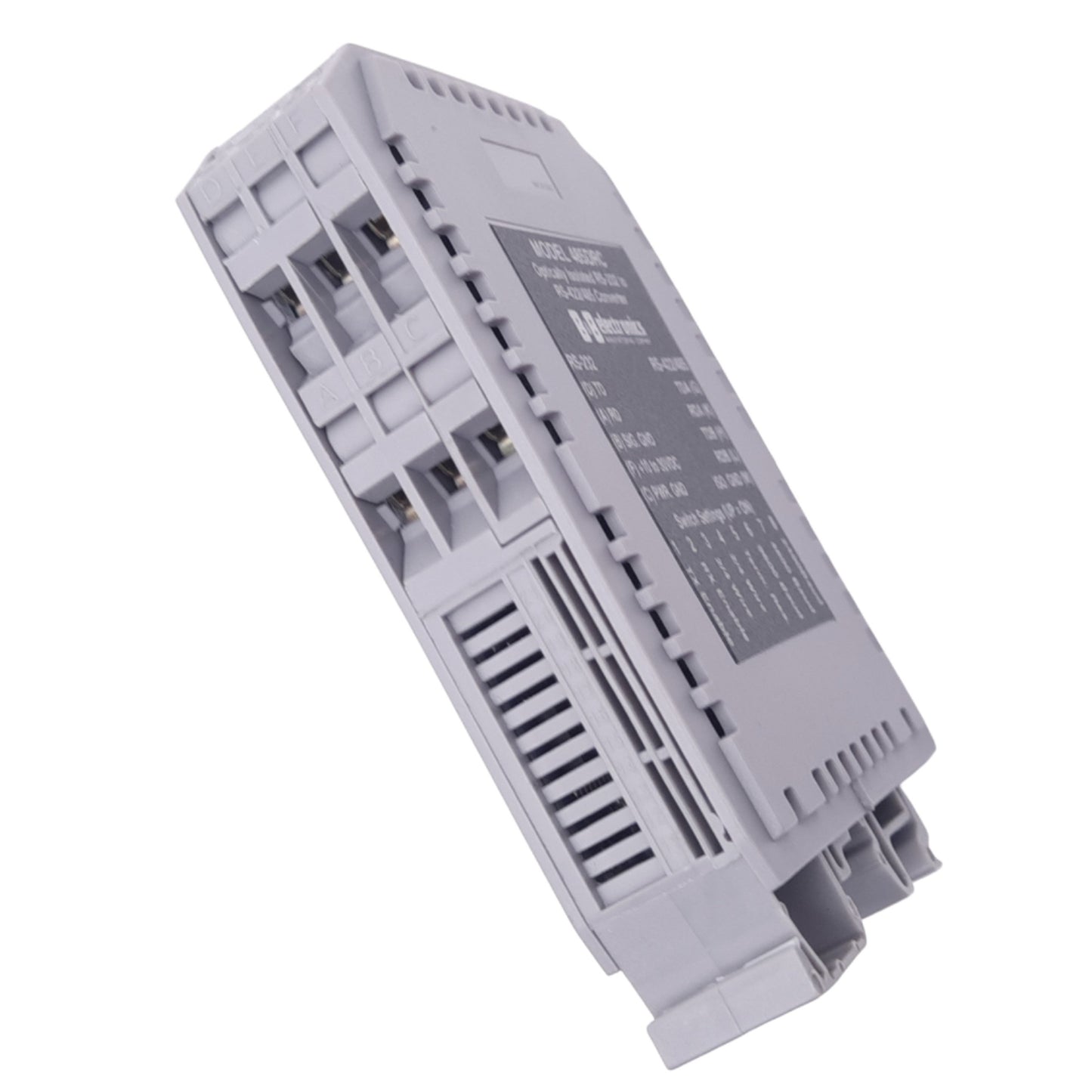 Used B&B Electronics 485DRC Optically Isolated Converter, RS-232 to RS-422/485, 24VDC