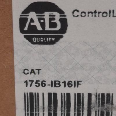 New Allen Bradley 1756-IB16IF ControlLogix Fast Input Module, 16-Point, 10-30VDC In