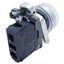 Used Schneider Electric XB4BP51 Harmony Pushbutton w/ Clear Boot, 1NO 22mm, 3A 240VAC