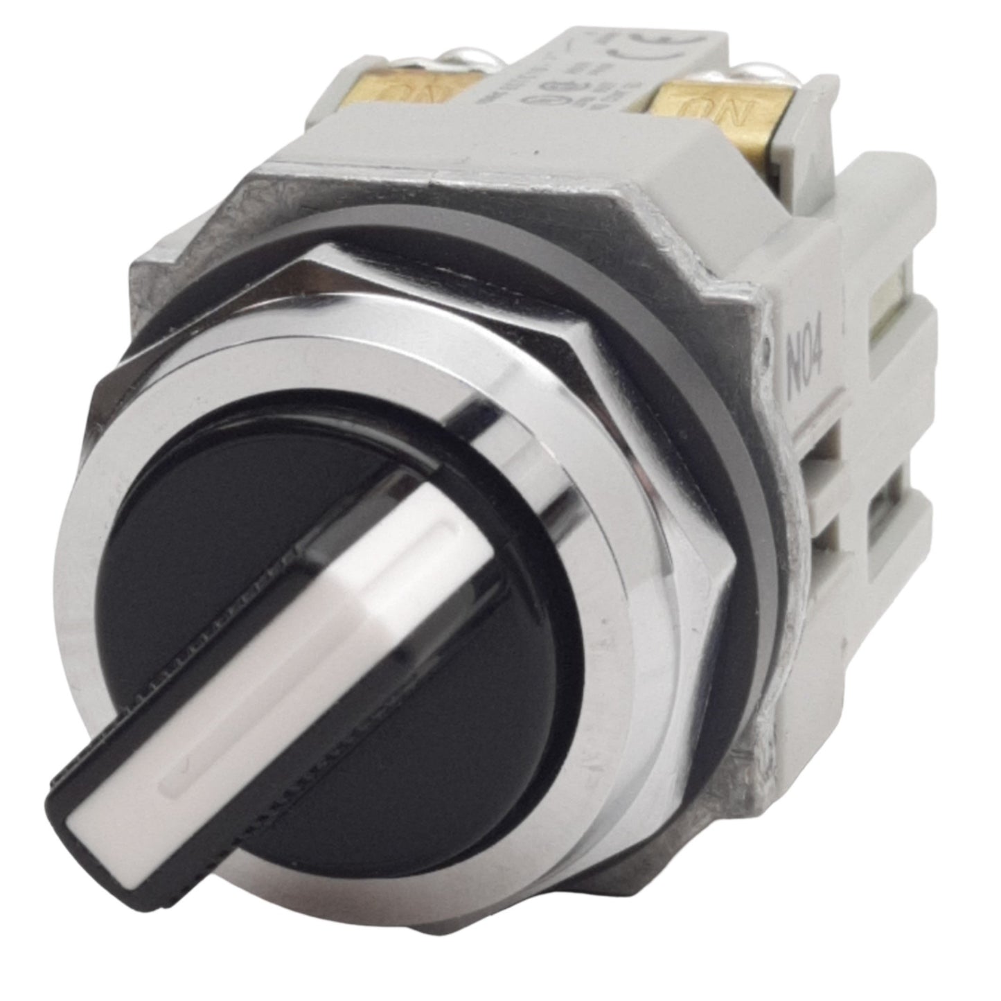 Used IDEC ASD2L10NU 2-Position Maintained Selector Switch ø30mm, 1NO, 600VAC/DC 10A