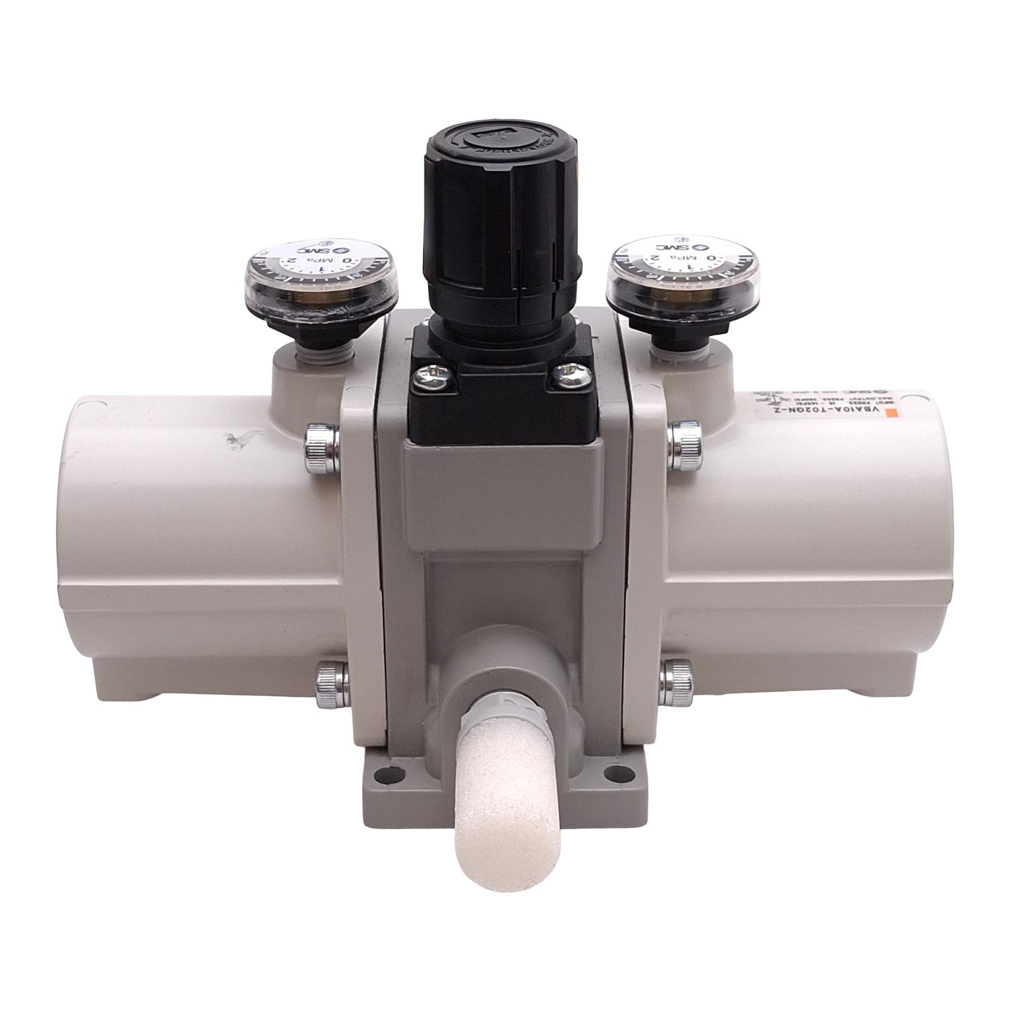 Used SMC VBA10A-T02GN-Z Booster Regulator 2x Boost, 15-145psi IN, 290psi Out, 1/4NPTF